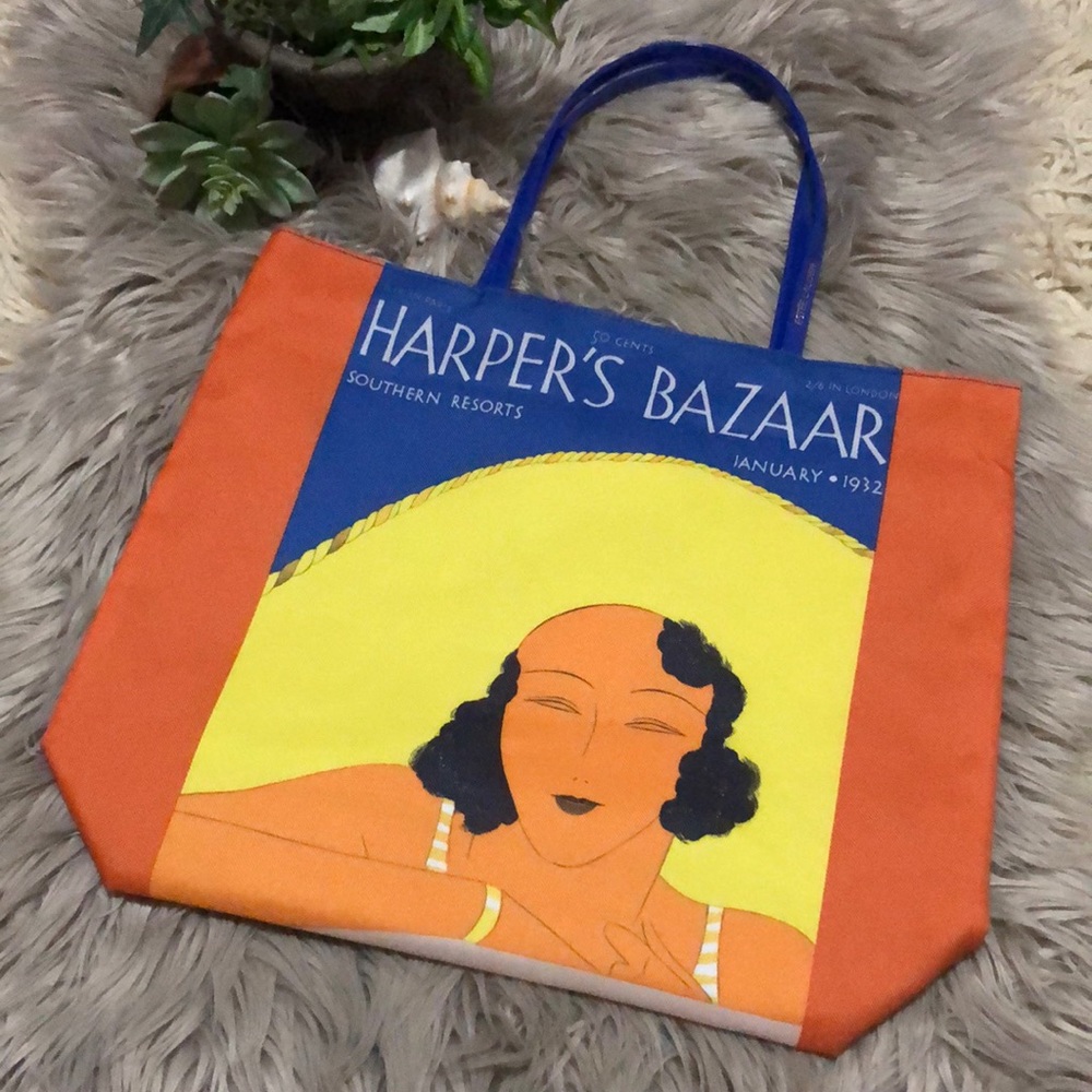 Harper’s Bazaar Colab with Estée Lauder-Open Top Tote-17x14x4.5-GUC